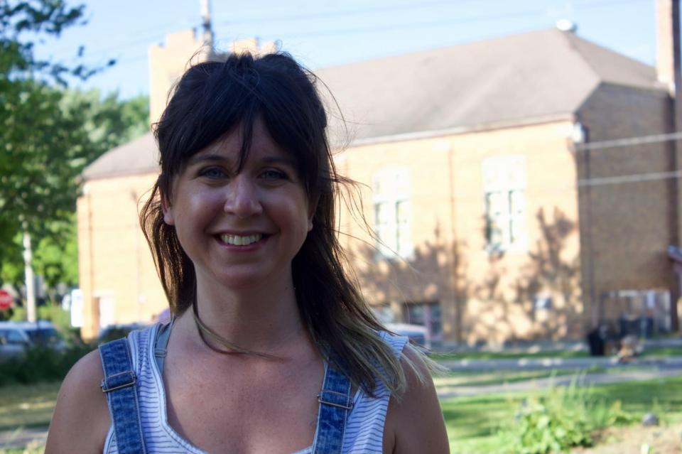 Headshot of Whitney Gherman outside.